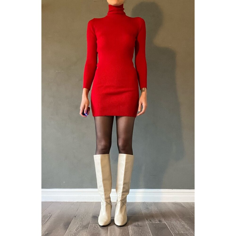 Need Supply/Rehab Rib Turtleneck Mini Dress - XS/S